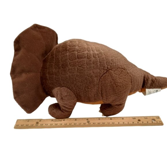 Triceratops Plush Kohls Cares Brown Dinosaur Horns 13 Inch Stuffed Animal Toy - Picture 2 of 12